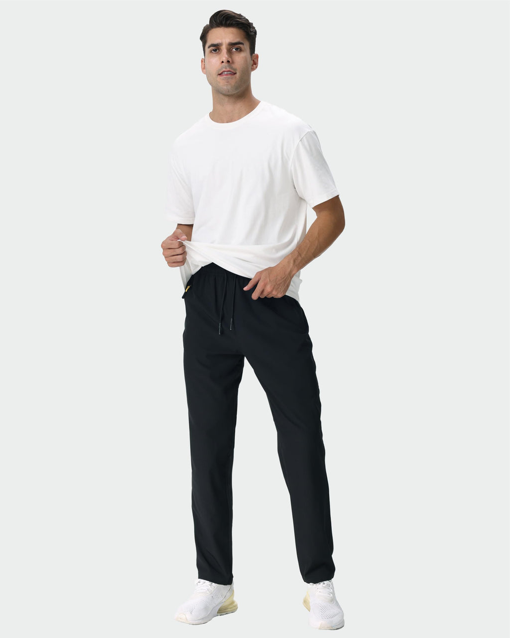 Rapoo Mens Lightweight Hiking Pants Quick Dry Stretch Joggers for Running Workout Casual