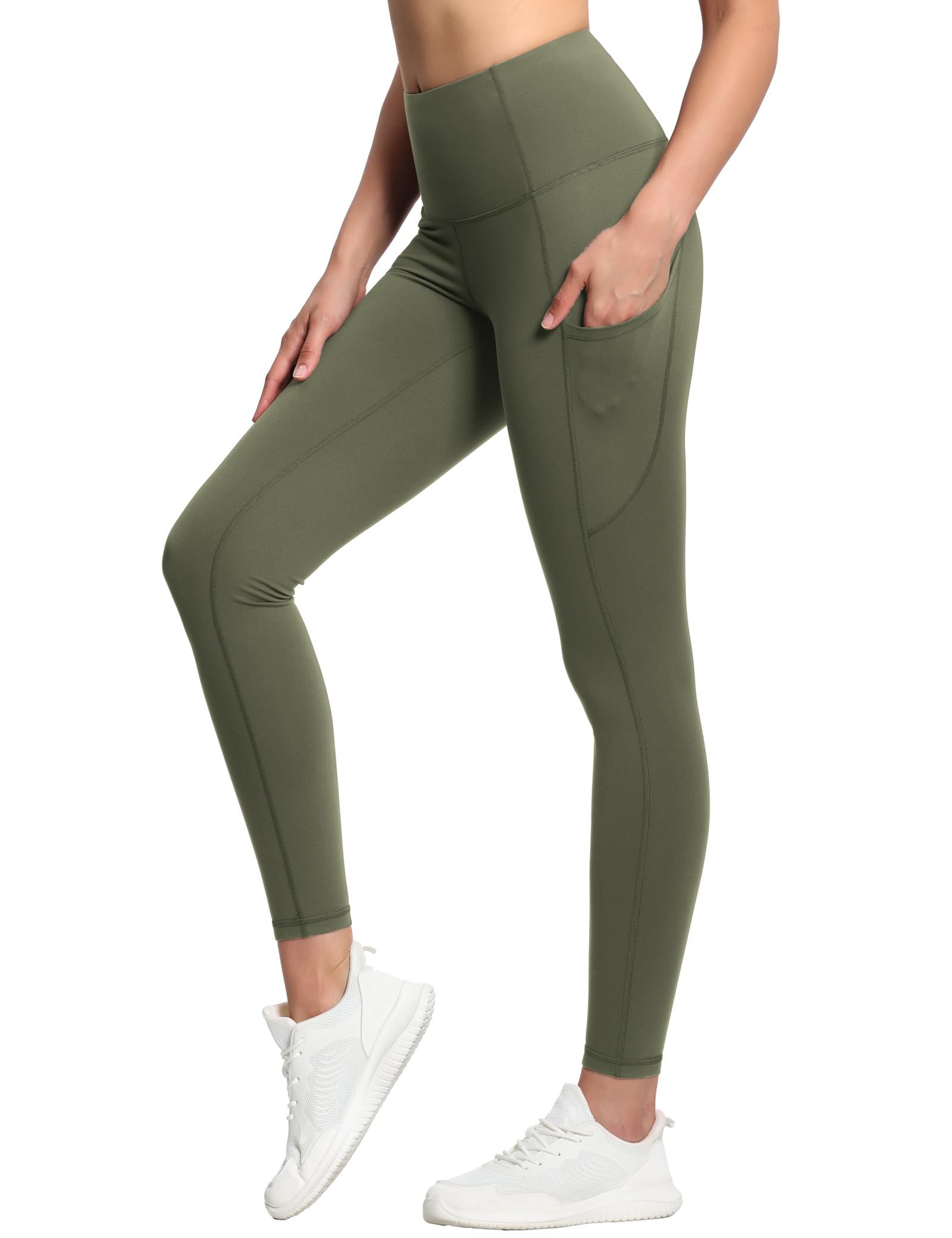 THE GYM PEOPLE Women’s High-Waist Thick Yoga Leggings