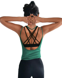OYANUS Women’s Open-Back Yoga & Workout Tank Top