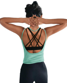 OYANUS Women’s Open-Back Yoga & Workout Tank Top