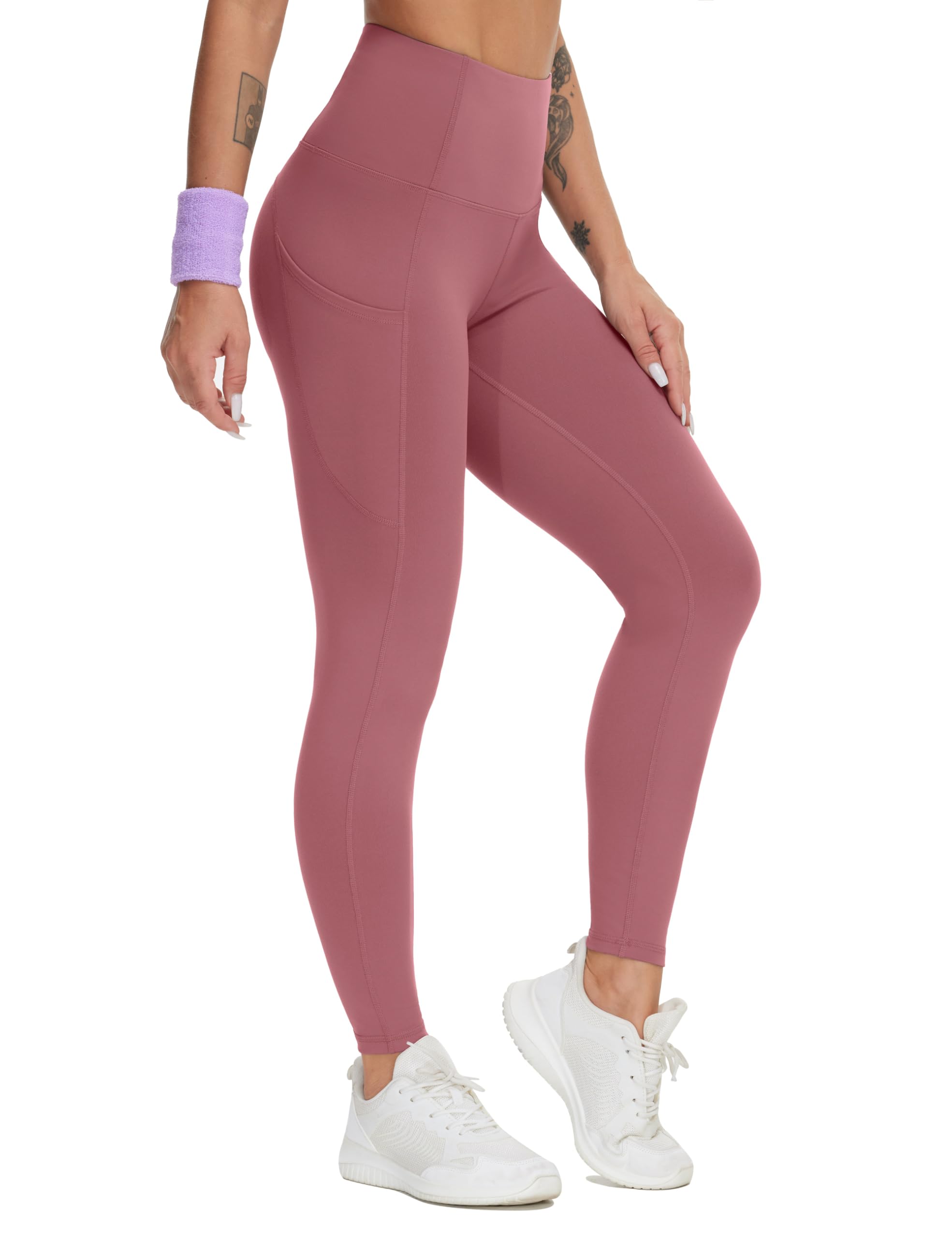 THE GYM PEOPLE Women’s High-Waist Thick Yoga Leggings