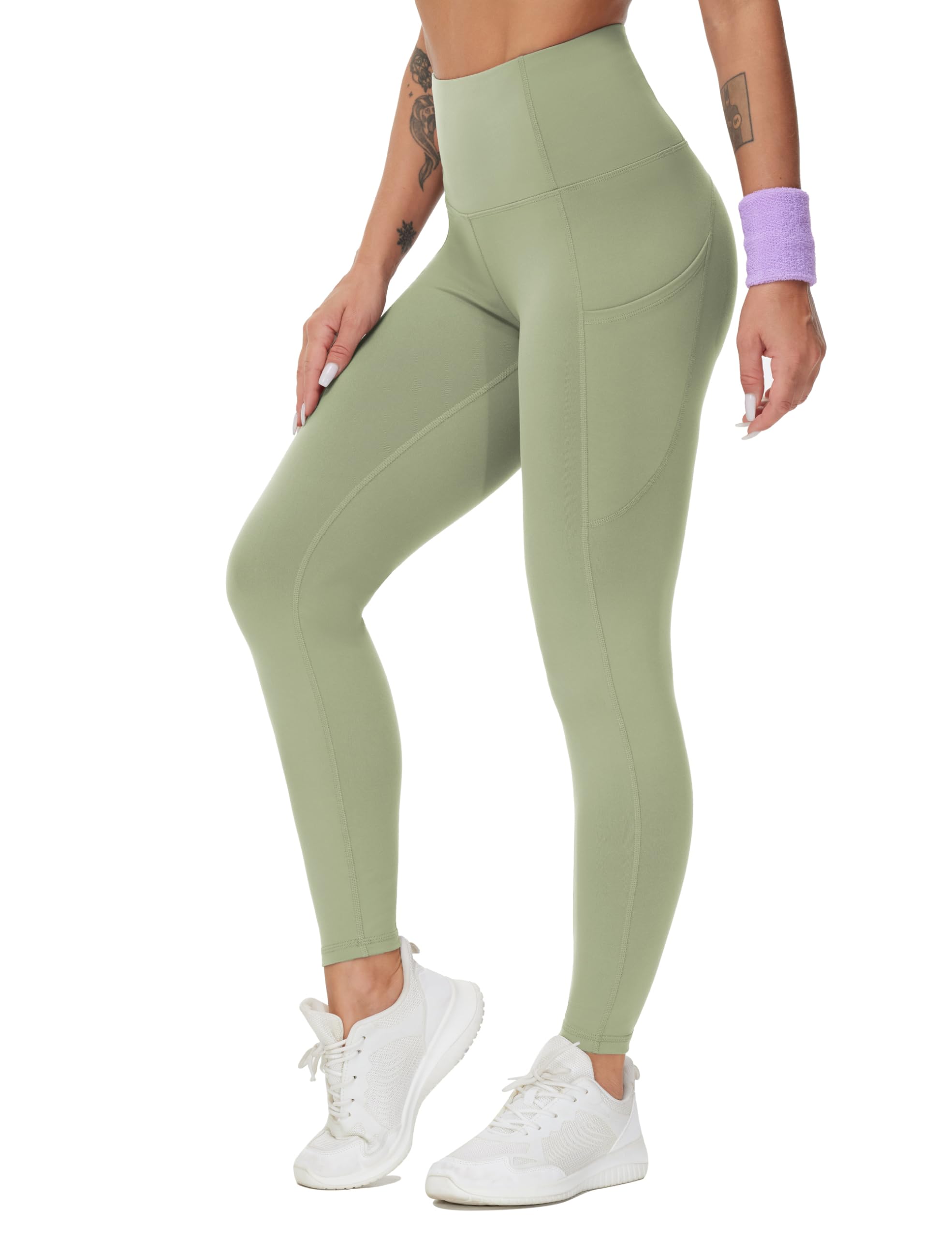 THE GYM PEOPLE Women’s High-Waist Thick Yoga Leggings