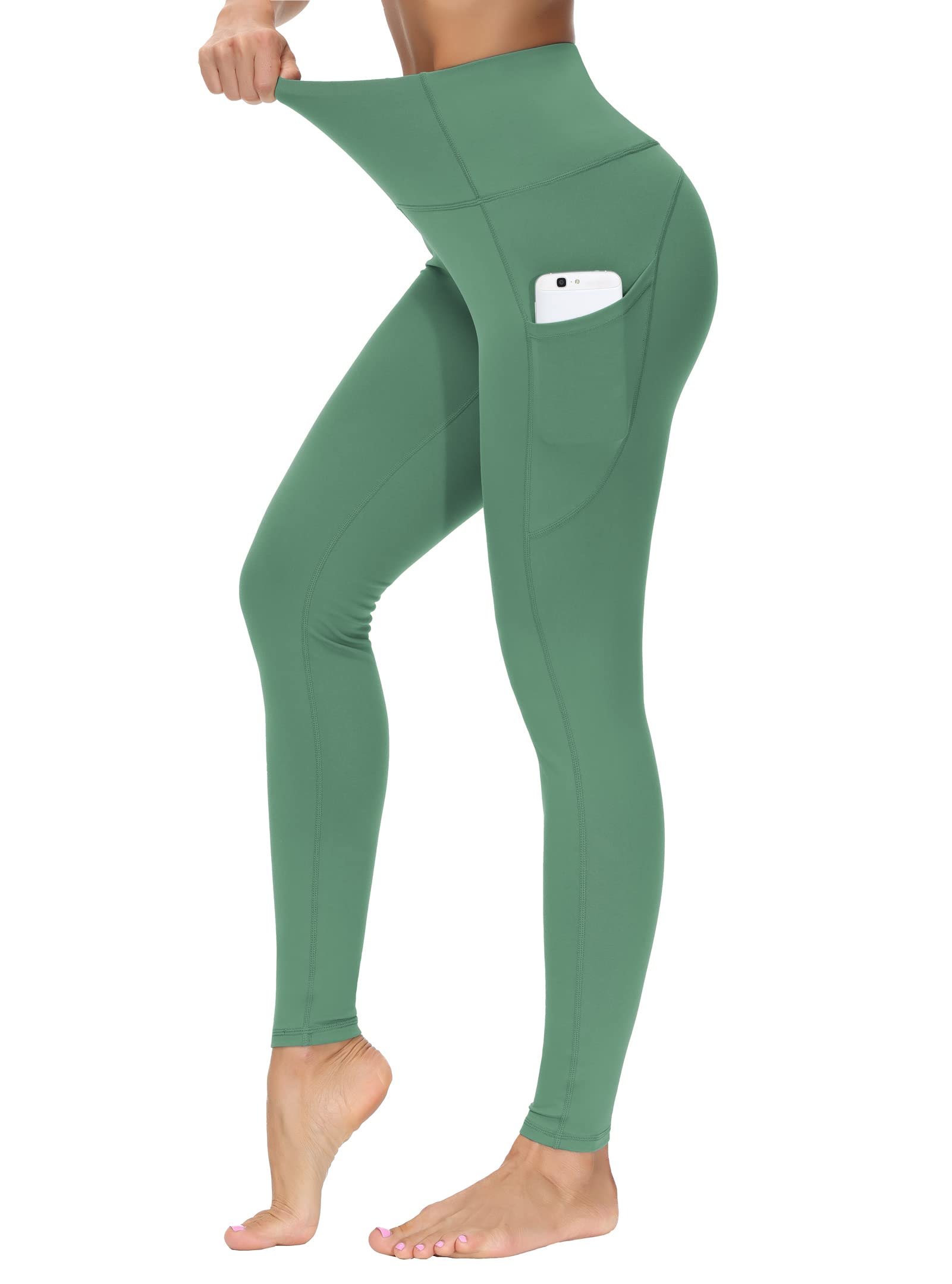 THE GYM PEOPLE Women’s High-Waist Thick Yoga Leggings