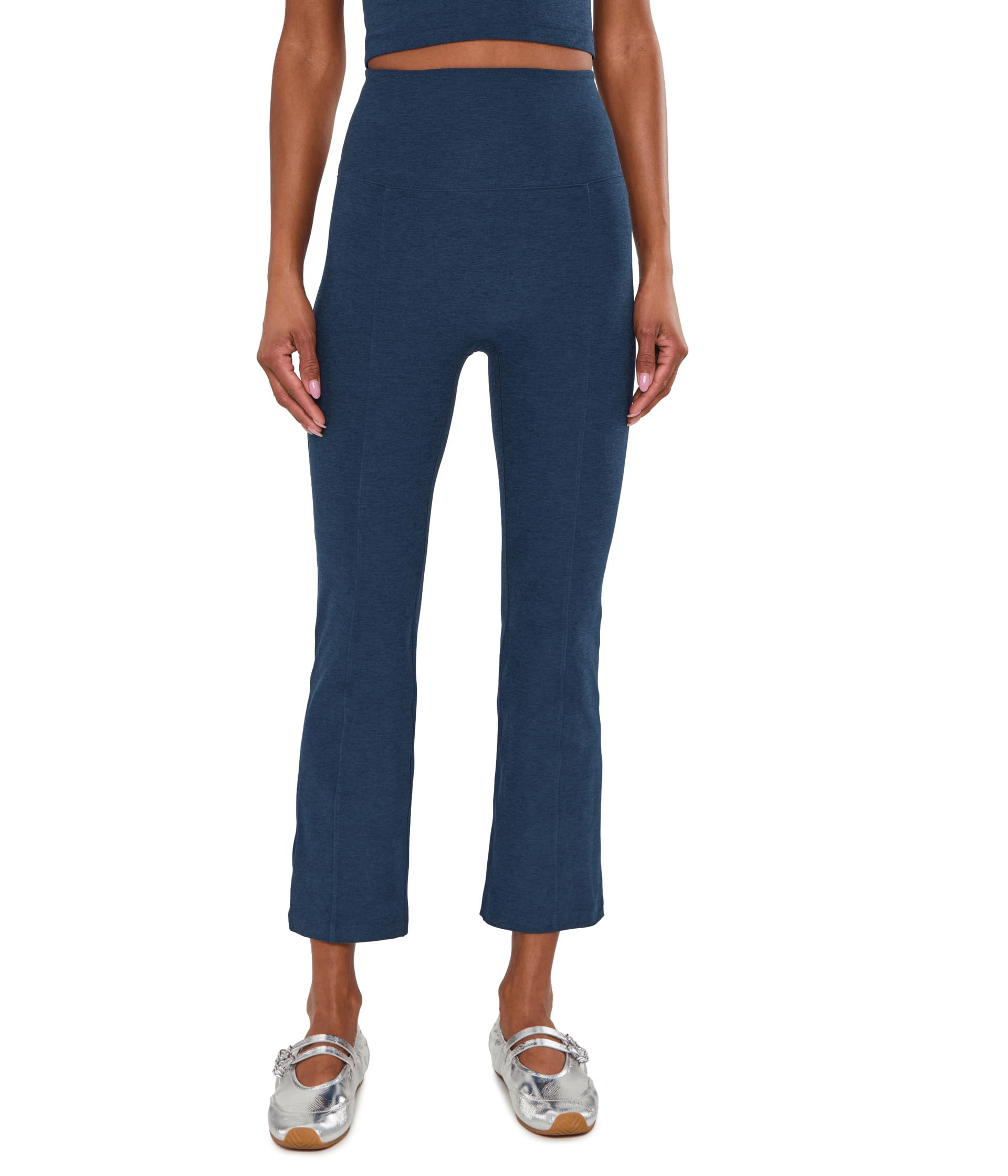 Beyond Yoga Women’s Pintuck High-Waist Kick Flare Pants