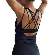 OYANUS Women’s Open-Back Yoga & Workout Tank Top