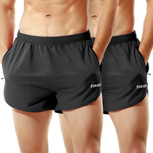 TENJOY Men’s 3-Inch Athletic Running Shorts with Zipper Pocket