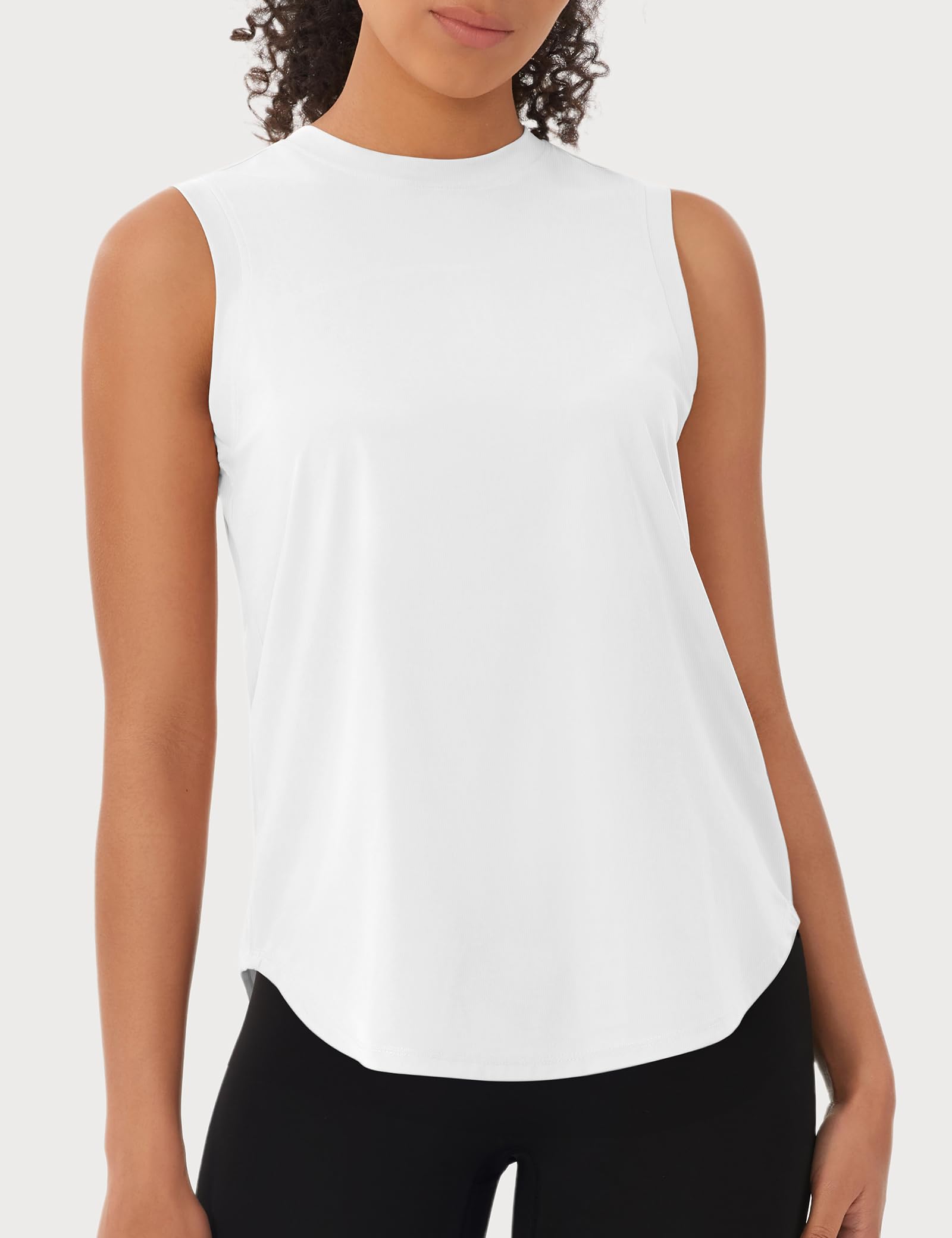 Missclub 3 Pack Workout Tops for Women Athletic Running Yoga Tank Tops