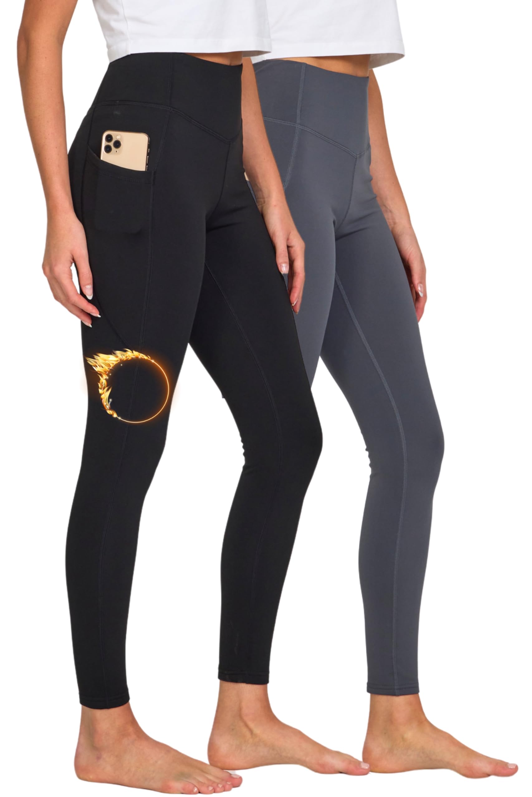Ultra Performance Women’s 2-Pack Fleece-Lined High-Waist Leggings