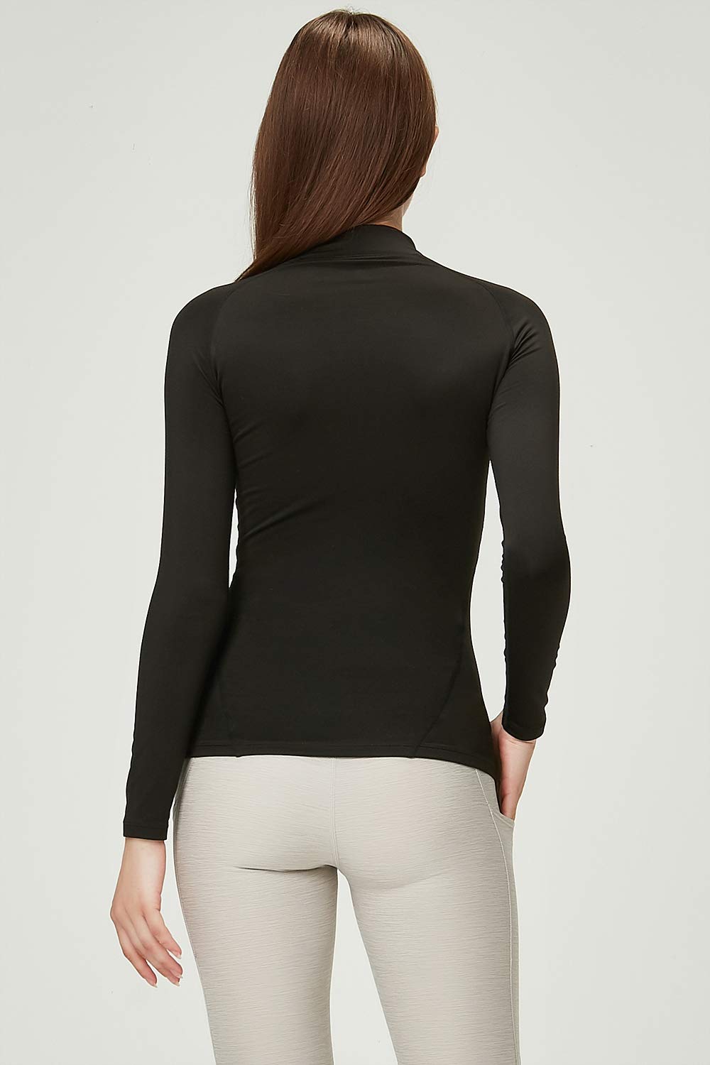 DEVOPS Women’s 2-Pack Thermal Turtleneck Compression Tops