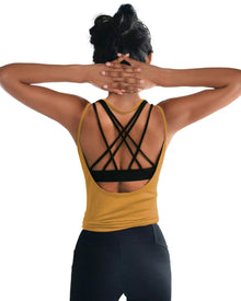 OYANUS Women’s Open-Back Yoga & Workout Tank Top