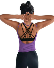 OYANUS Women’s Open-Back Yoga & Workout Tank Top