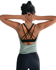 OYANUS Women’s Open-Back Yoga & Workout Tank Top