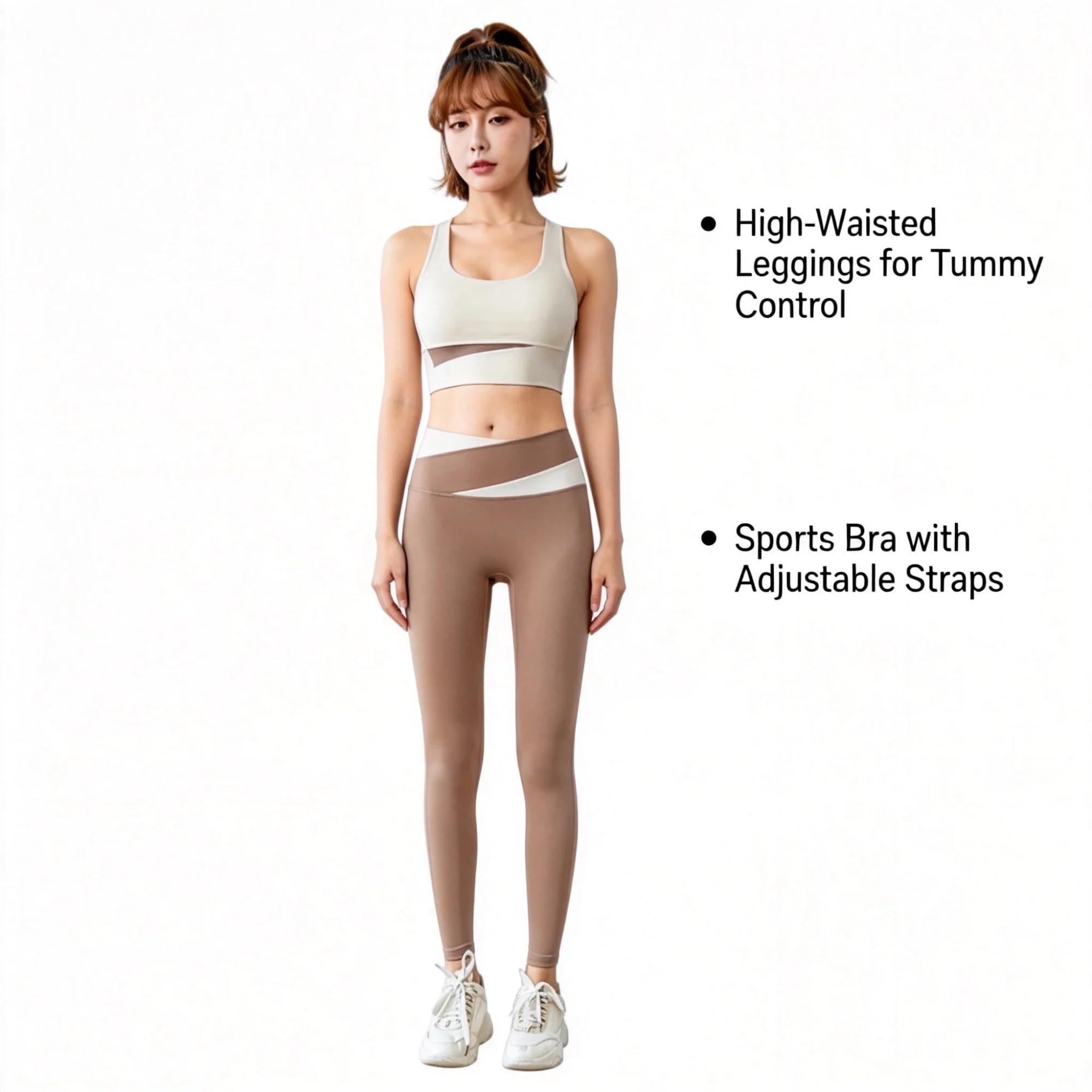 Women’s High-Support Seamless Sports Bra Yoga Tank Top