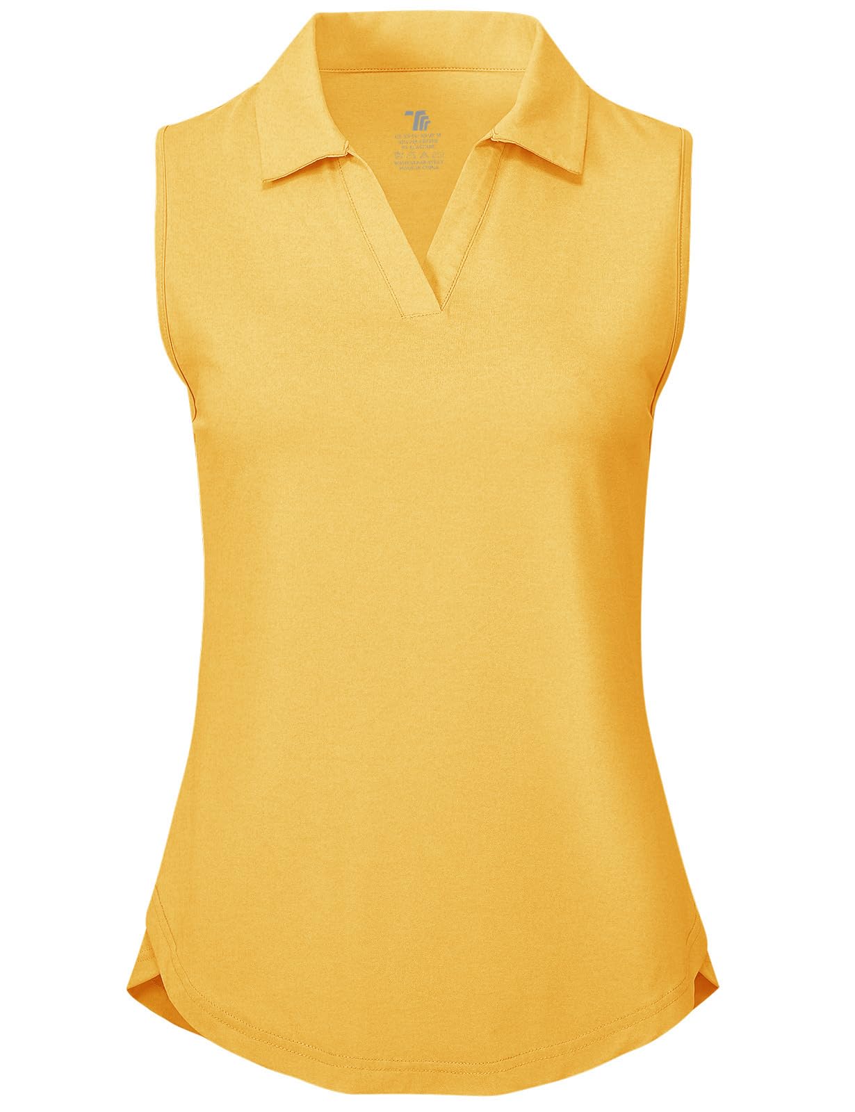 BGOWATU Women's Sleeveless Golf Polo Shirts Collared V Neck Tennis Tank Tops UPF 50+ Quick Dry Lightweight