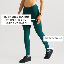 IBEX Women’s Lizzi Wool Thermal High-Waist Leggings with Pockets