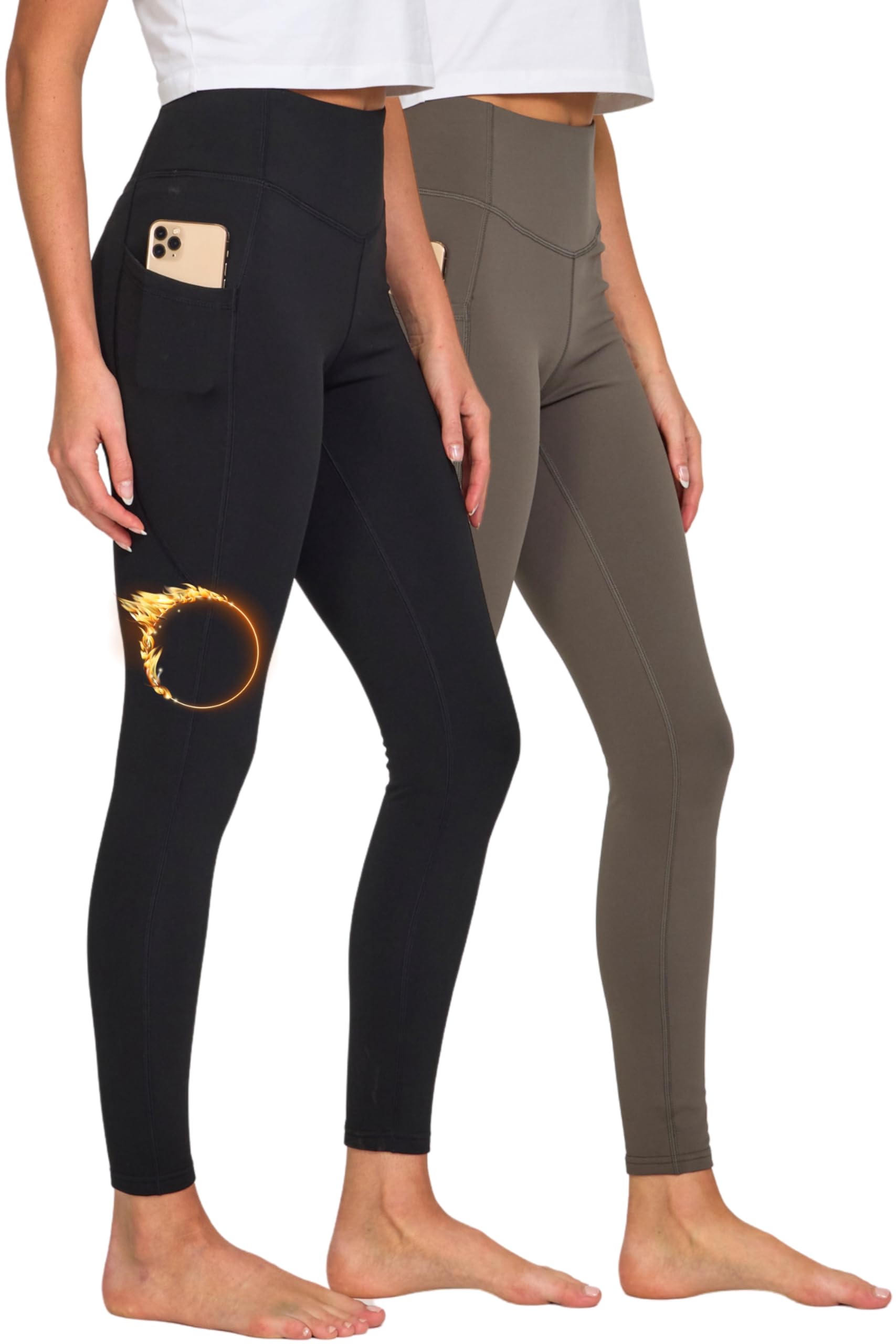Ultra Performance Women’s 2-Pack Fleece-Lined High-Waist Leggings