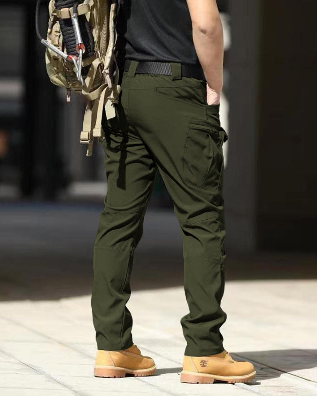 Men’s Stretch Waterproof Tactical Cargo Hiking Pants