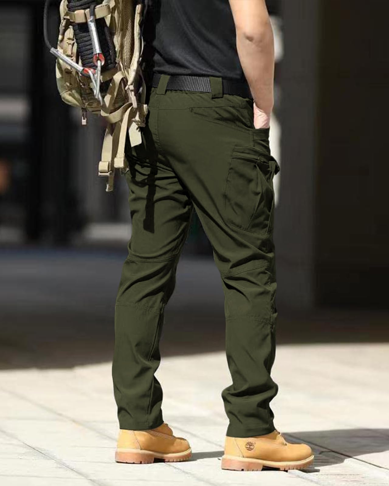 Men’s Stretch Waterproof Tactical Cargo Hiking Pants