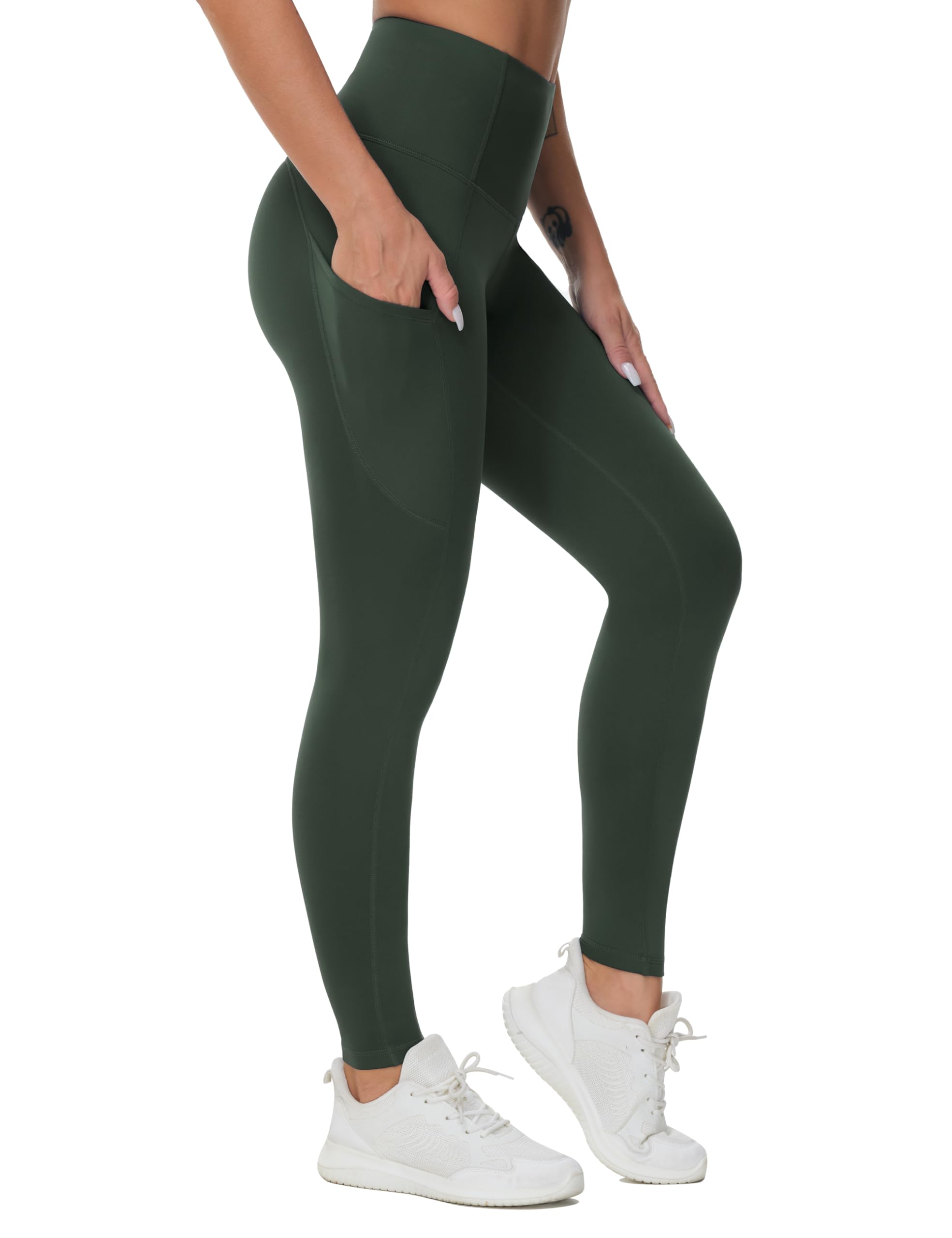 THE GYM PEOPLE Women’s High-Waist Thick Yoga Leggings