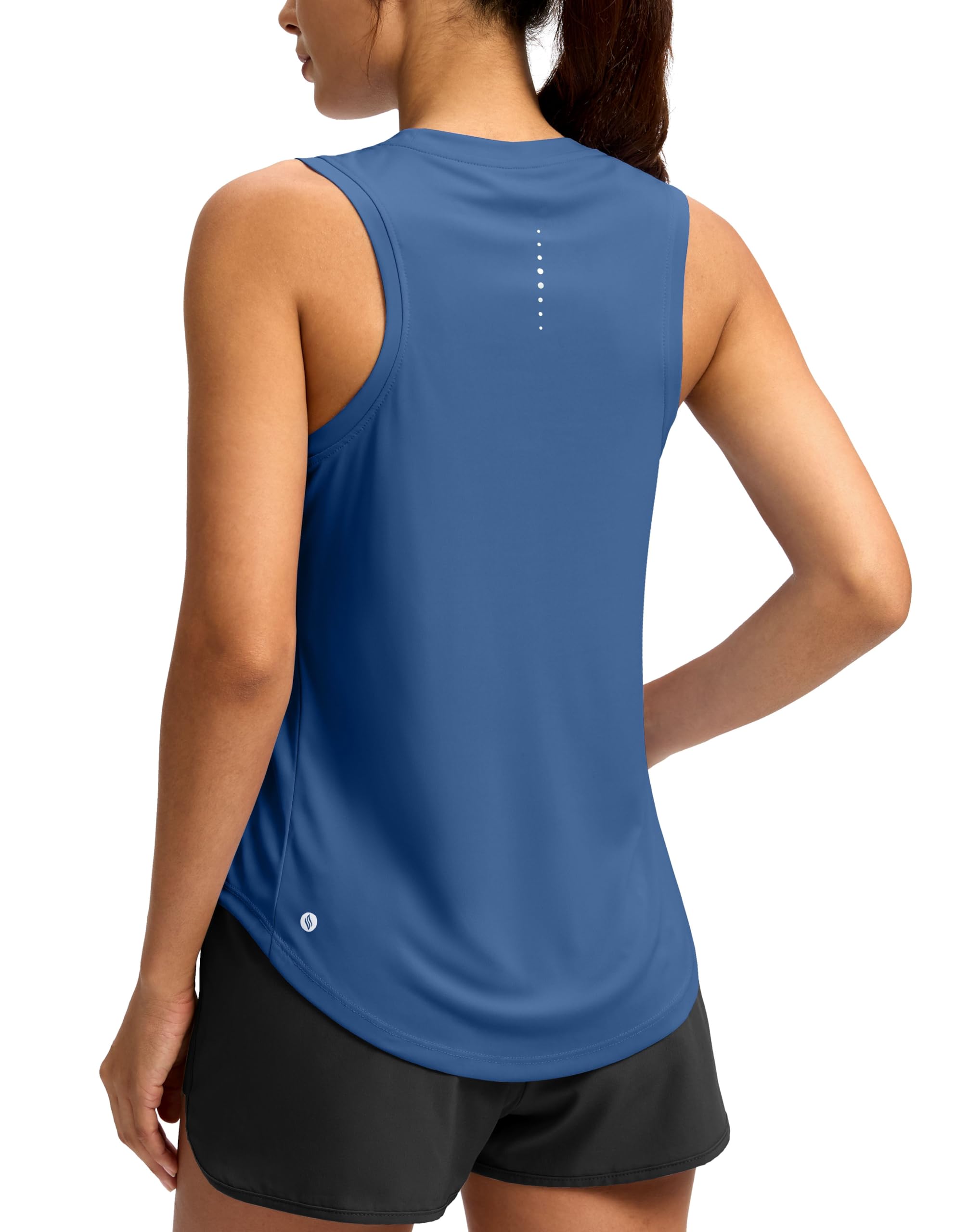 SANTINY Women’s Racerback Athletic Workout Tank Top