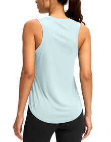SANTINY Women’s Racerback Athletic Workout Tank Top