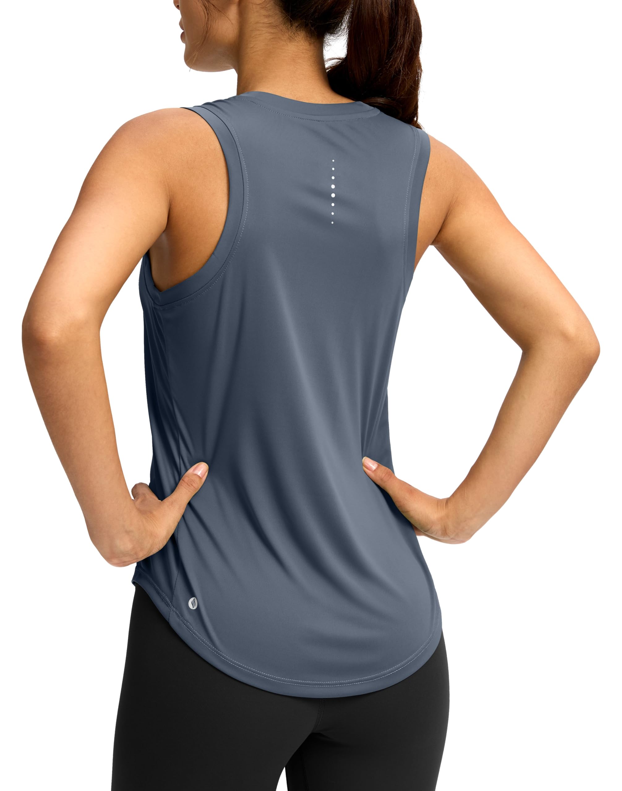 SANTINY Women’s Racerback Athletic Workout Tank Top