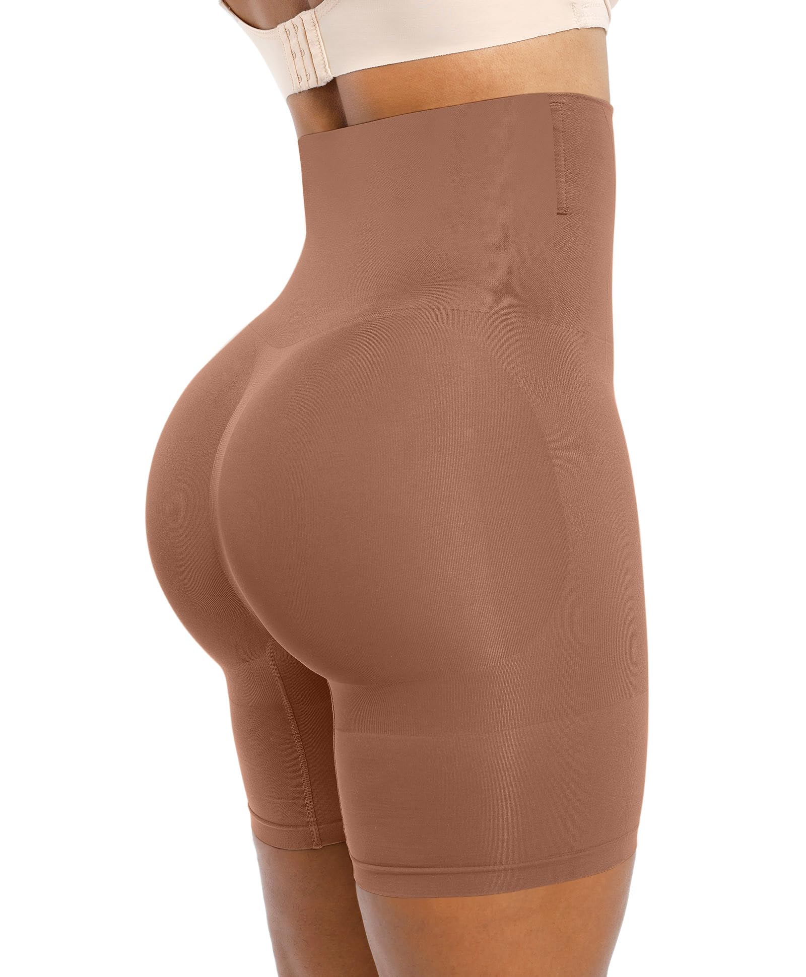 SHAPELLX Tummy Control Shapewear Shorts for Women High Waisted Butt Lifting