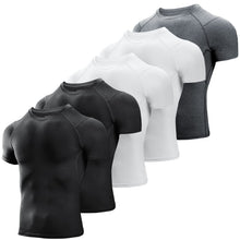 Niksa Men’s 3/5-Pack Cool-Dry Compression Training Shirts