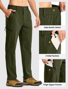 TBMPOY Men’s Lightweight Water-Resistant Hiking Pants