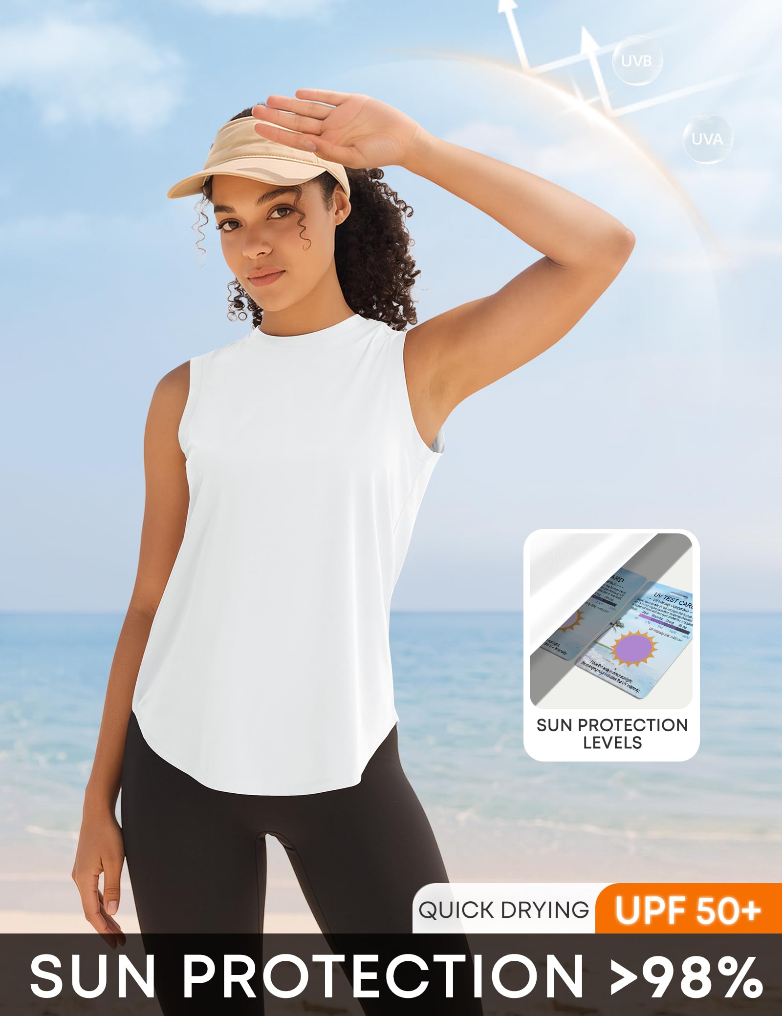 Missclub 3 Pack Workout Tops for Women Athletic Running Yoga Tank Tops