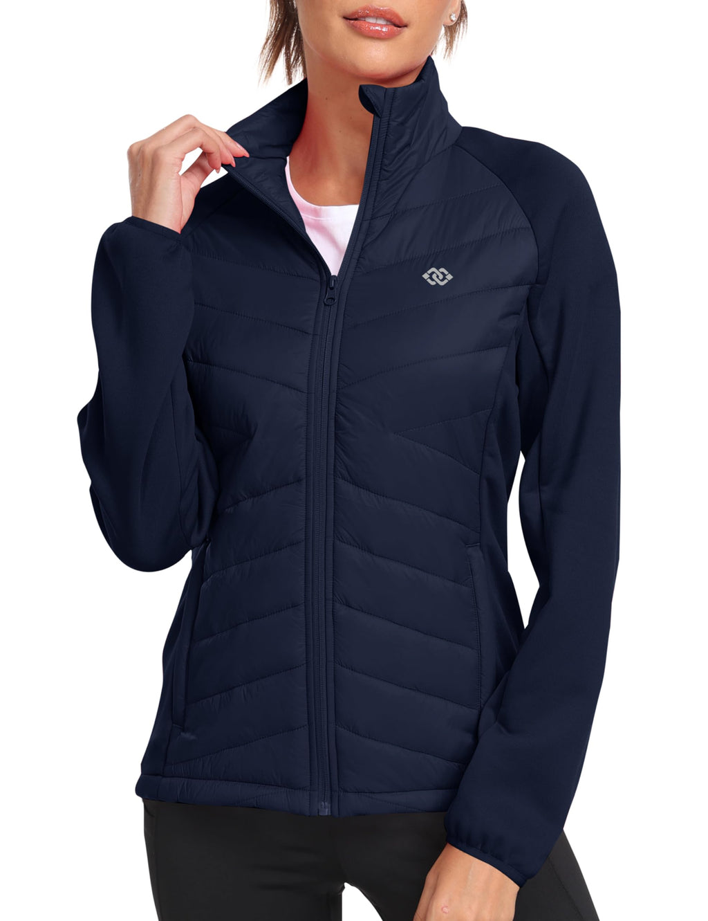 MoFiz Women’s Lightweight Fleece-Lined Insulated Hiking Jacket