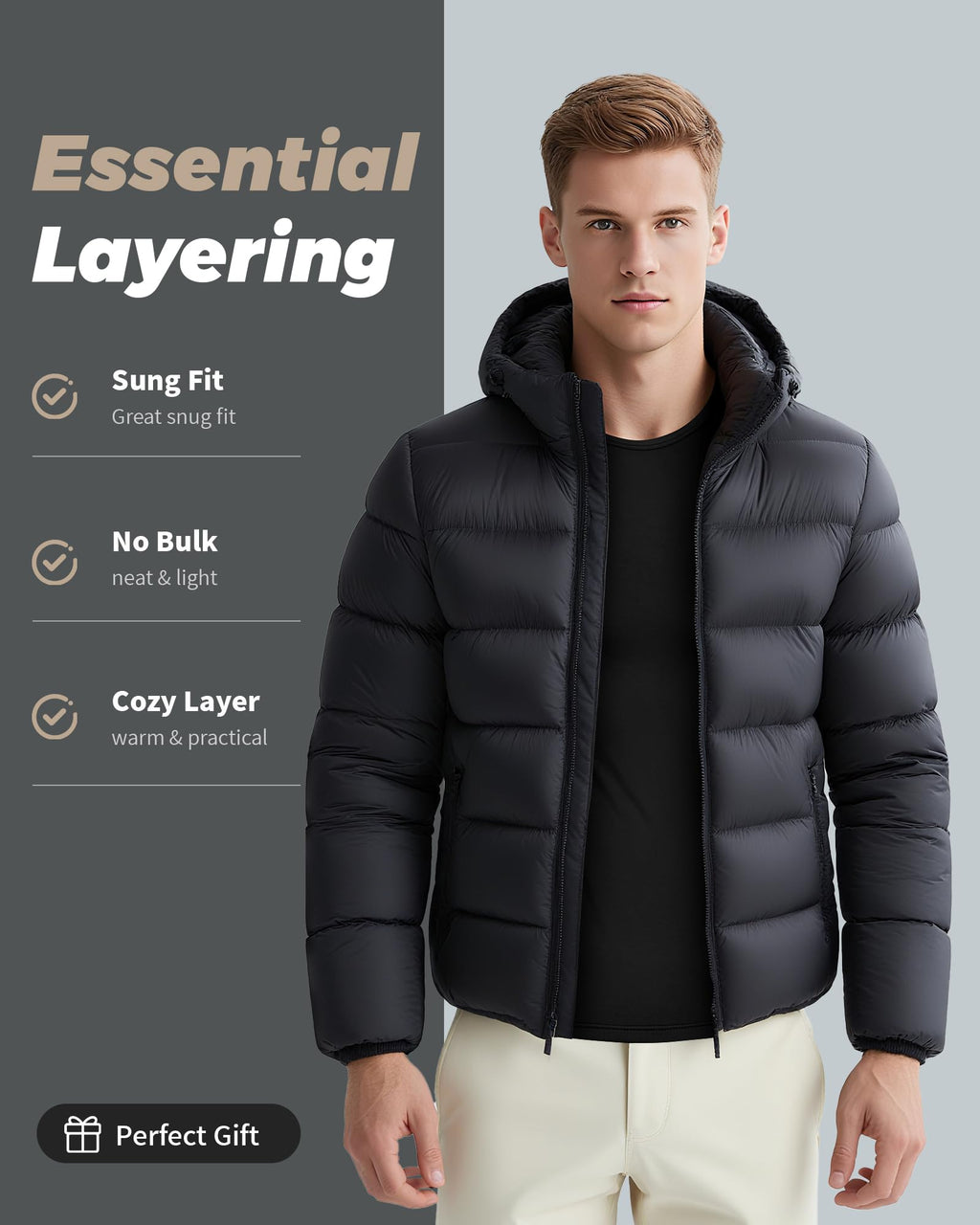 Men’s Fleece-Lined Thermal Long Johns Underwear Set