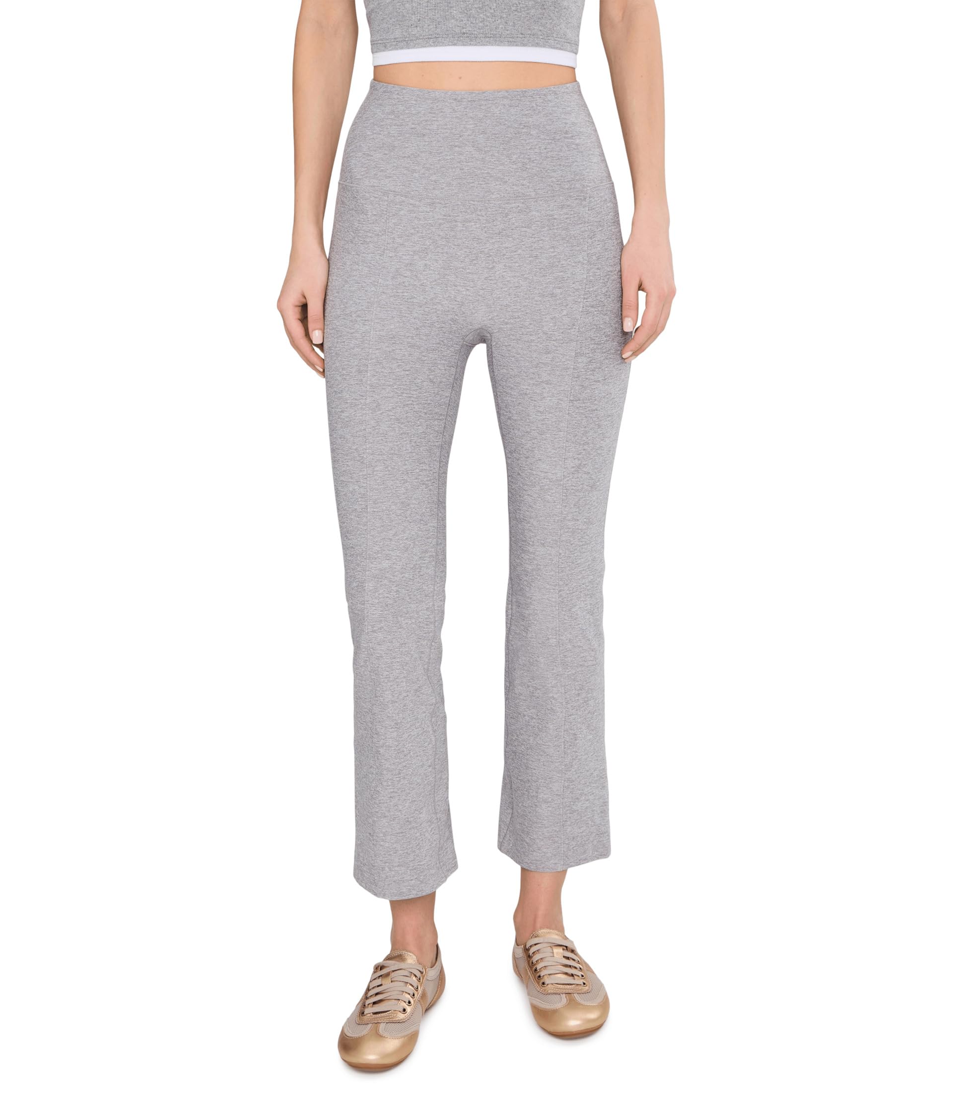 Beyond Yoga Women’s Pintuck High-Waist Kick Flare Pants