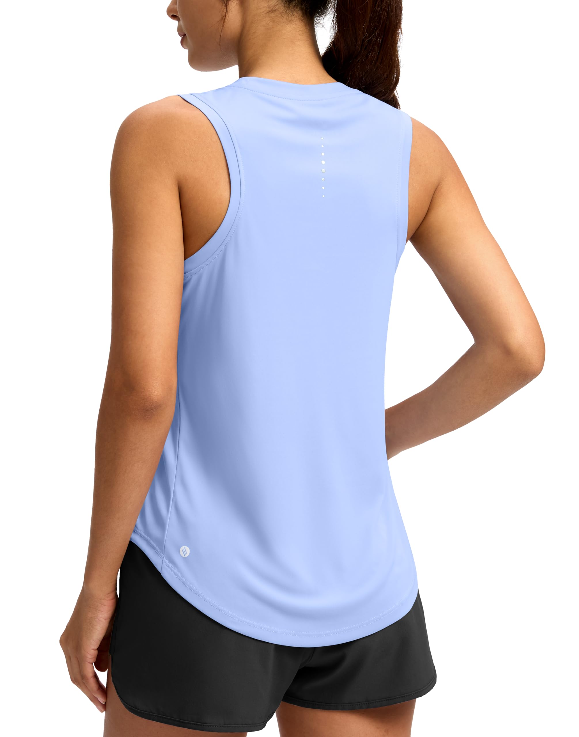 SANTINY Women’s Racerback Athletic Workout Tank Top
