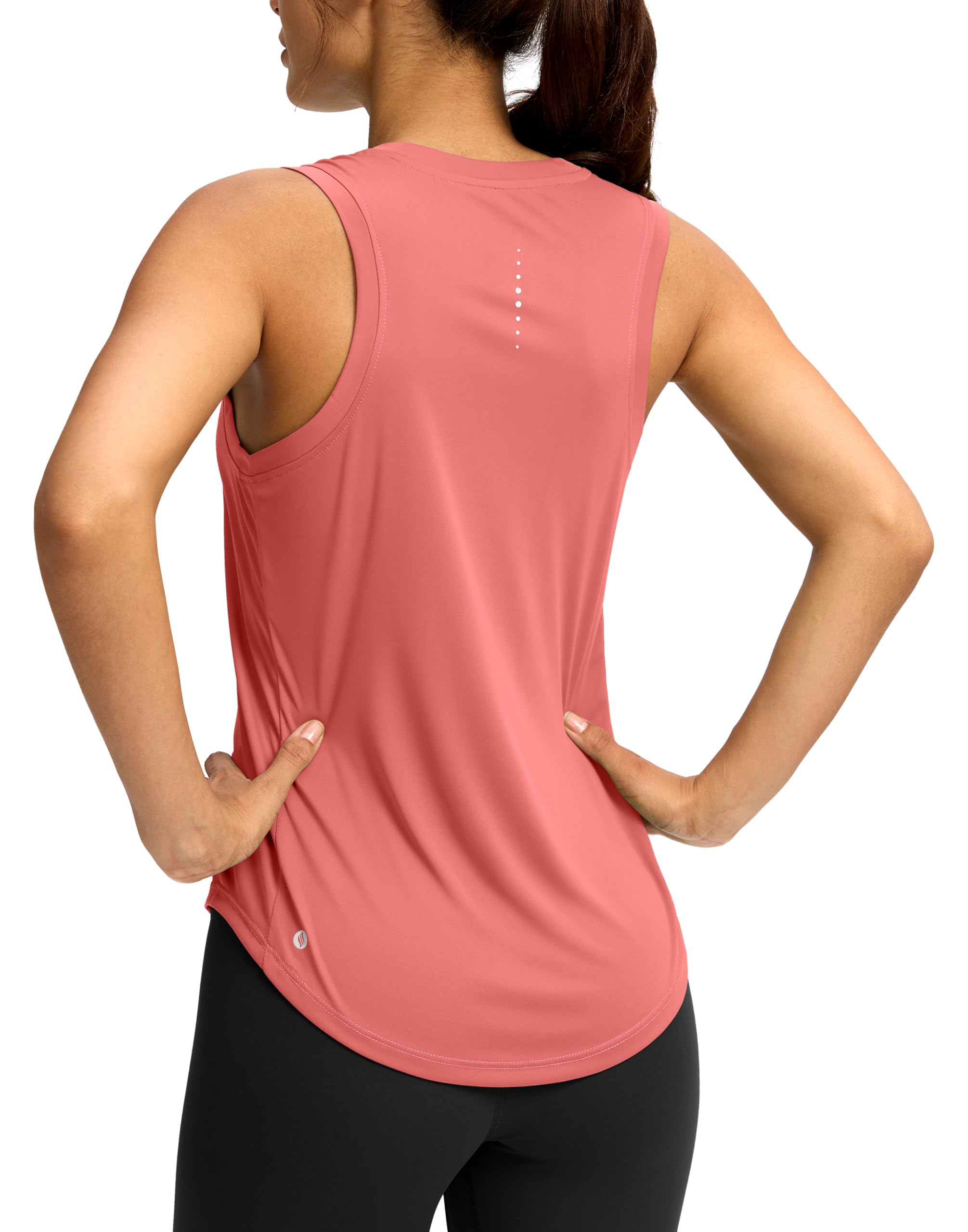 SANTINY Women’s Racerback Athletic Workout Tank Top