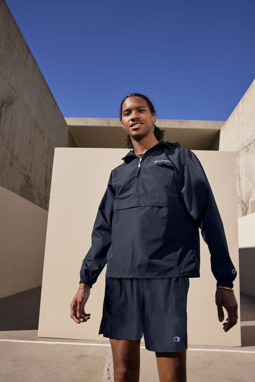Champion Men’s Stadium Wind & Water-Resistant Full-Zip Jacket