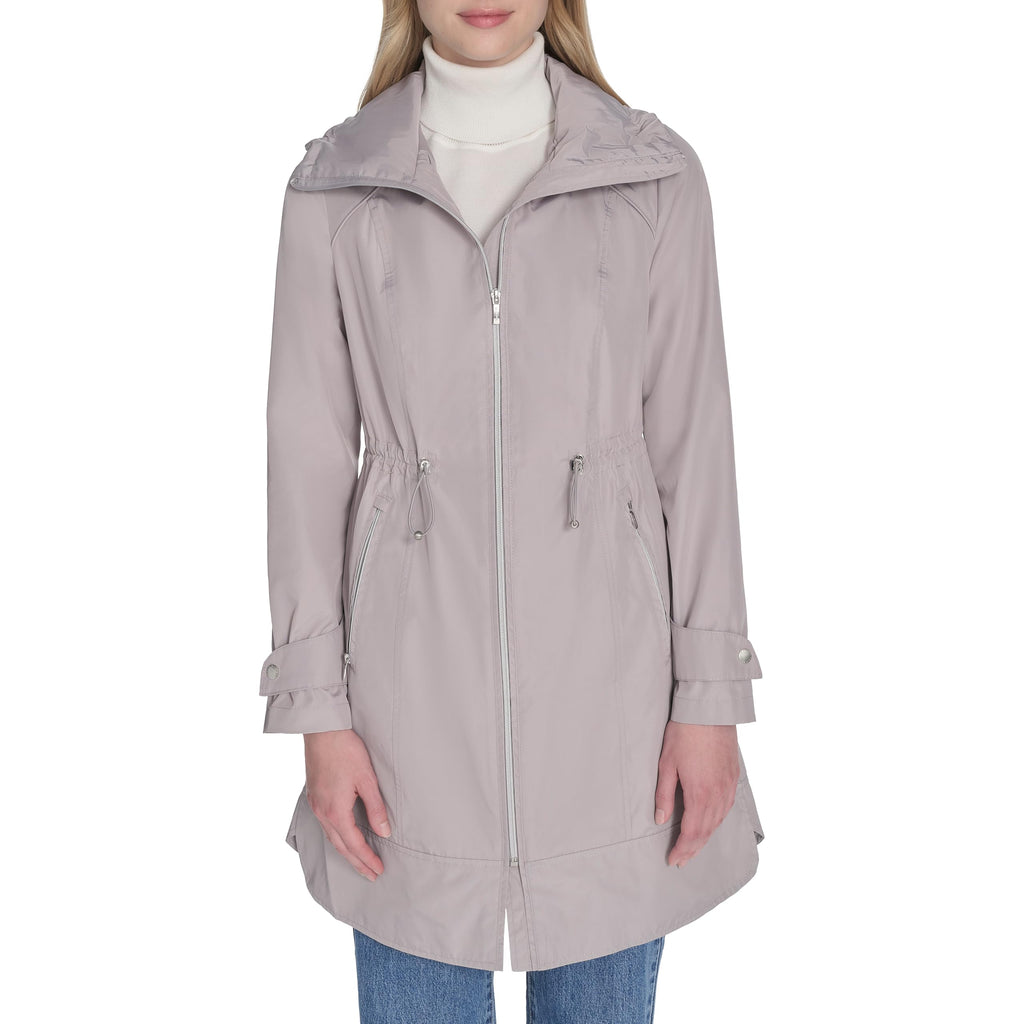 Cole Haan Women’s Packable Lightweight Travel Rain Jacket