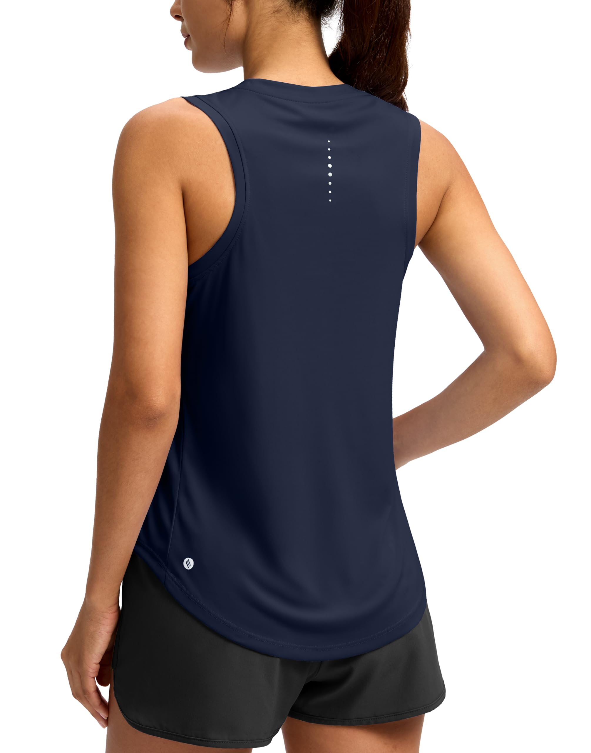 SANTINY Women’s Racerback Athletic Workout Tank Top