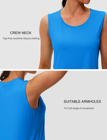 MAGCOMSEN Women’s Dry-Fit Sleeveless Athletic Tank Top