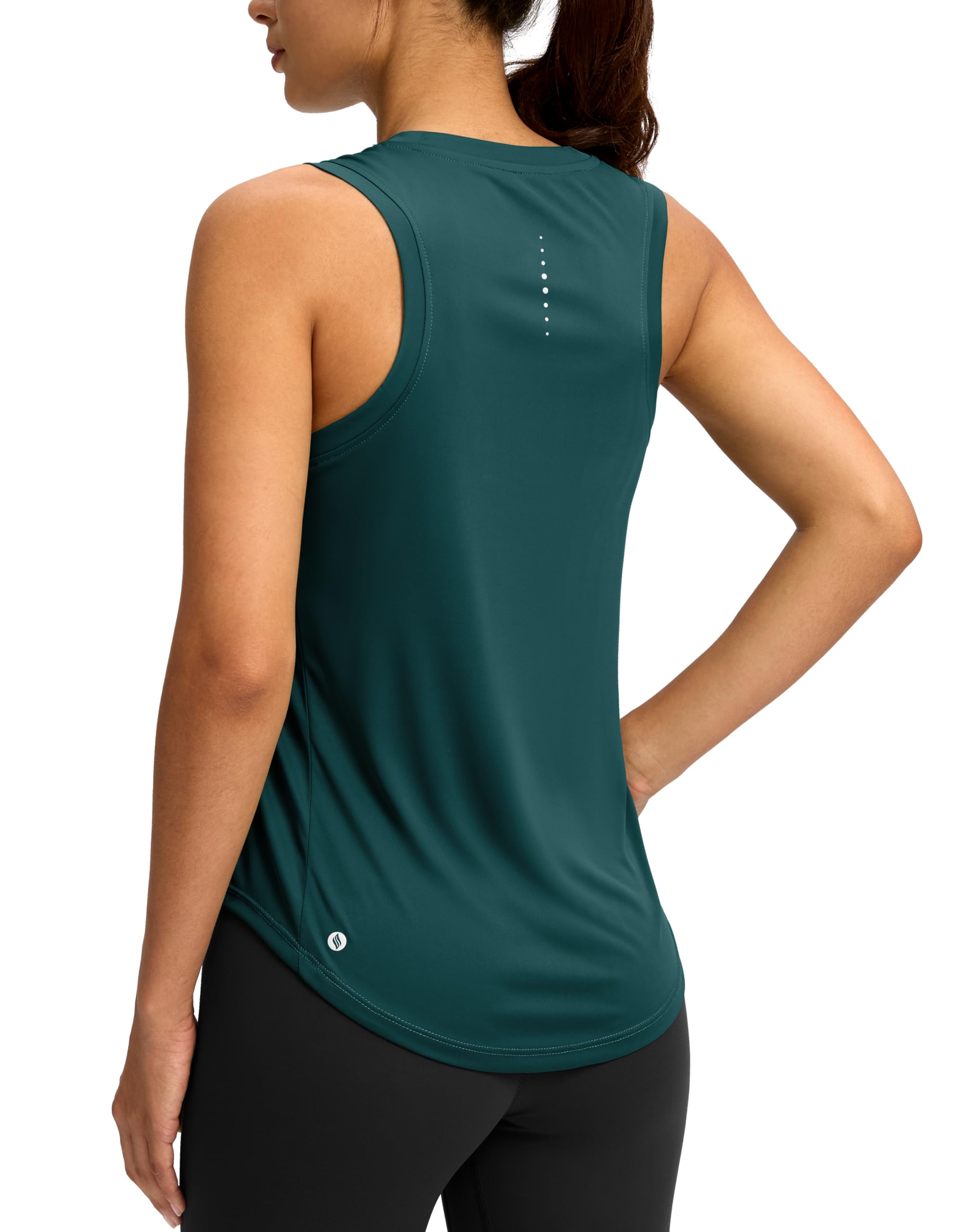 SANTINY Women’s Racerback Athletic Workout Tank Top