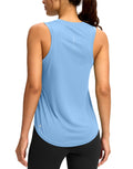 SANTINY Women's Workout Tank Top Racerback Athletic Shirt