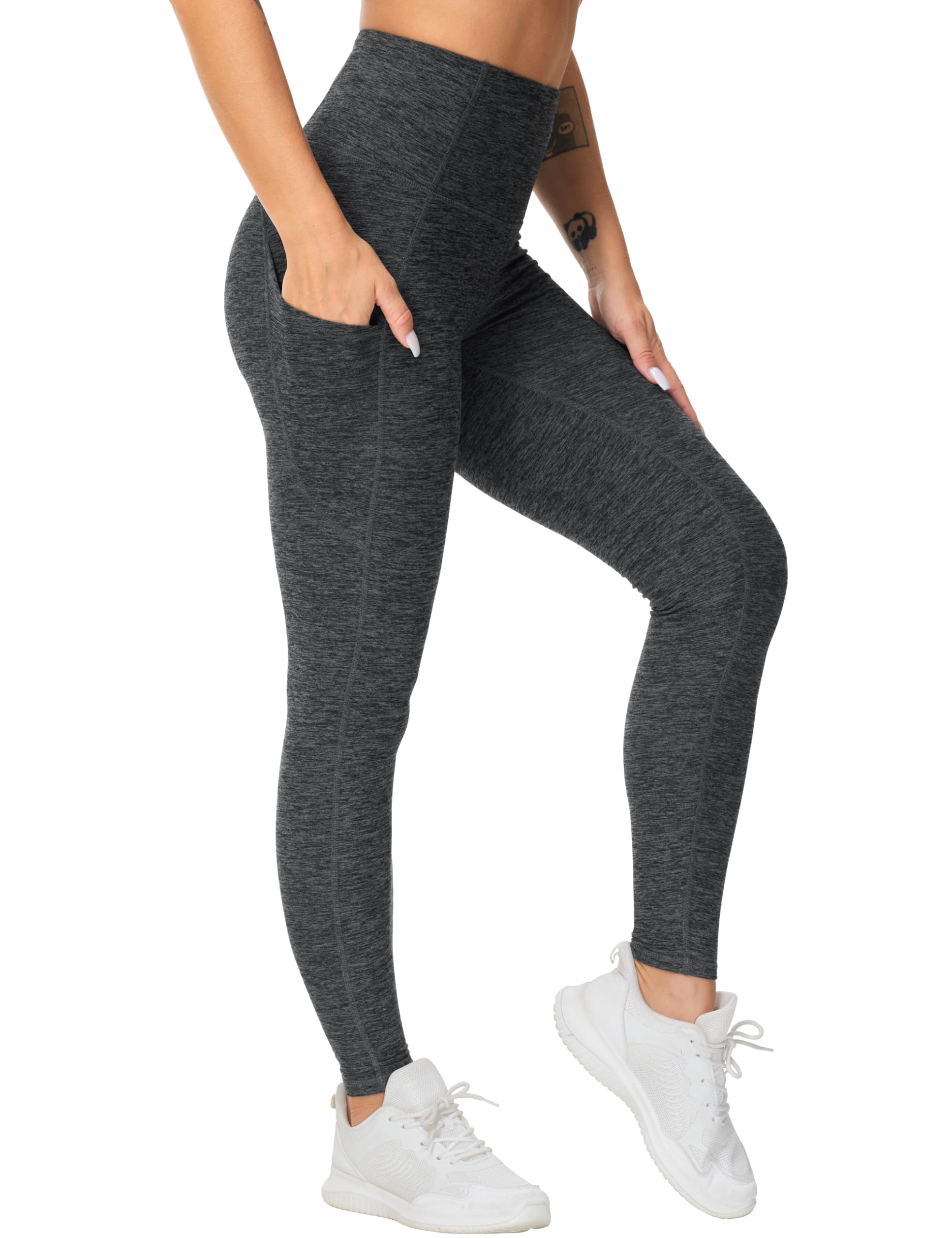 THE GYM PEOPLE Women’s High-Waist Thick Yoga Leggings