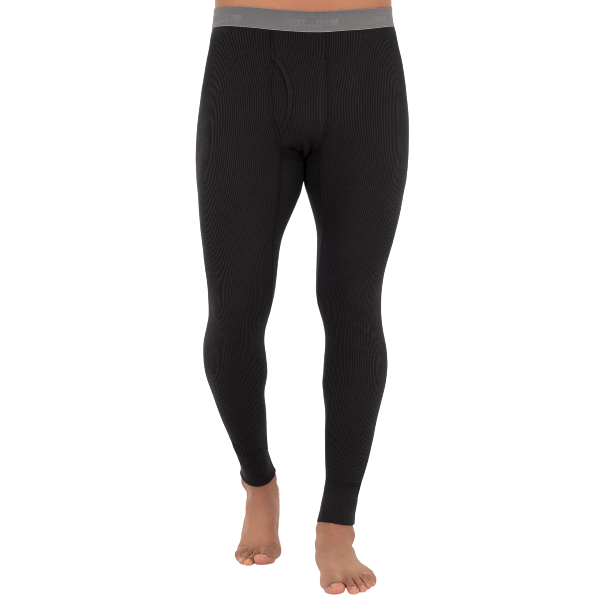 Fruit of the Loom Men’s Waffle Thermal Long Johns Bottoms