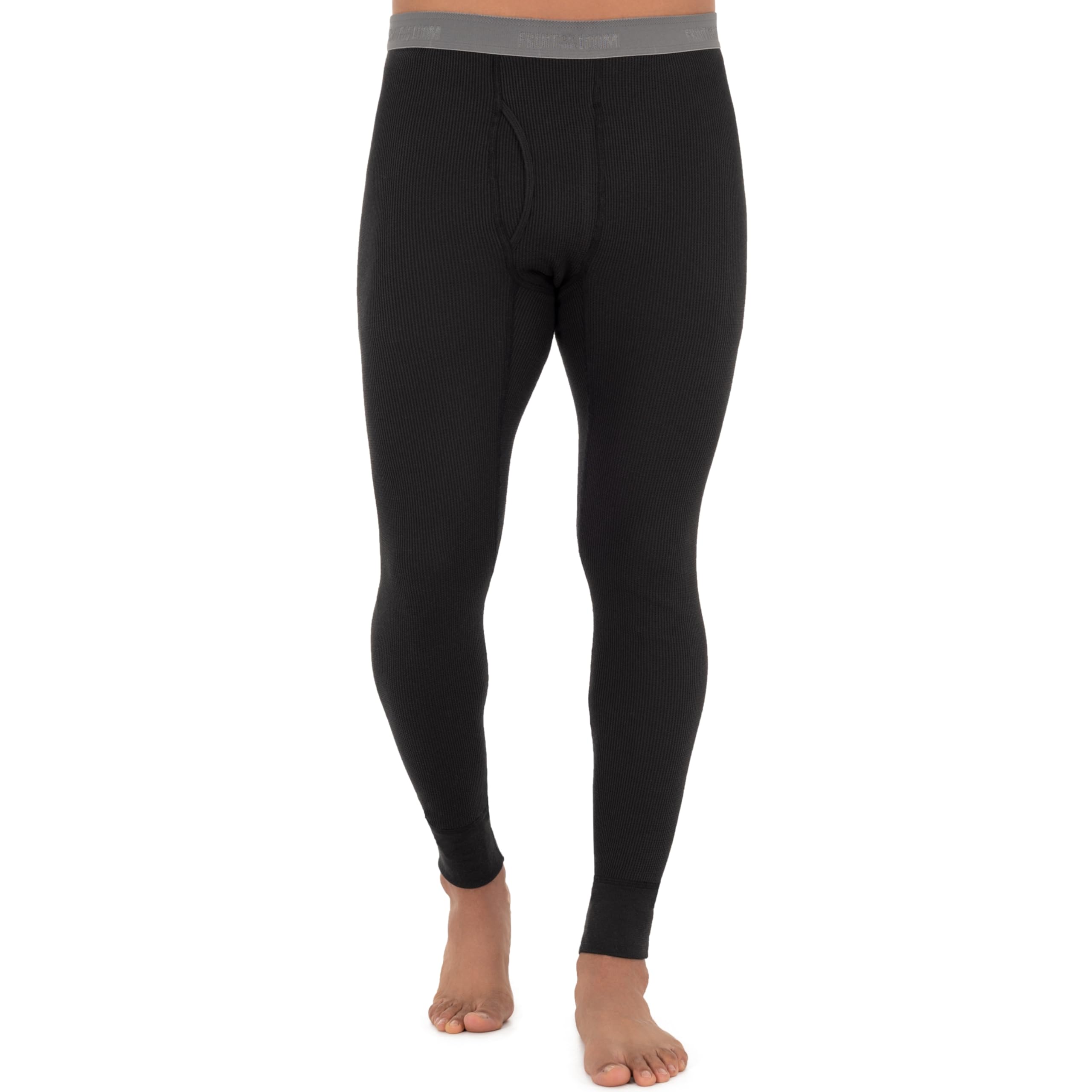 Fruit of the Loom Men’s Waffle Thermal Long Johns Bottoms