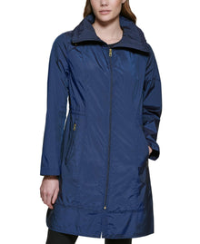 Cole Haan Women’s Packable Lightweight Travel Rain Jacket