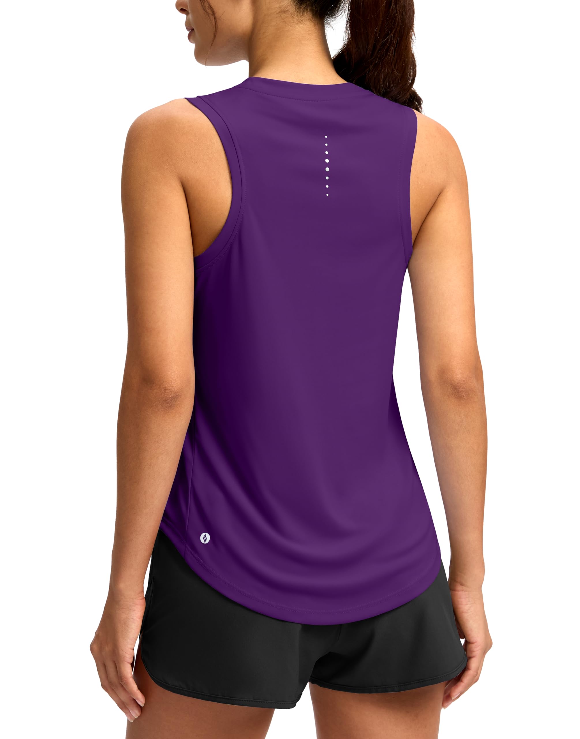 SANTINY Women’s Racerback Athletic Workout Tank Top