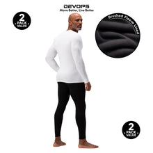 DEVOPS Men’s Fleece Thermal Compression Base Layer Pants
