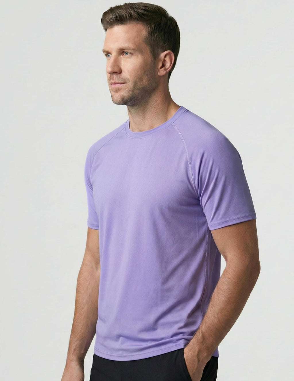 5 Pack Men’s Active Quick Dry Crew Neck T Shirts | Athletic Running Gym Workout Short Sleeve Tee Tops Bulk