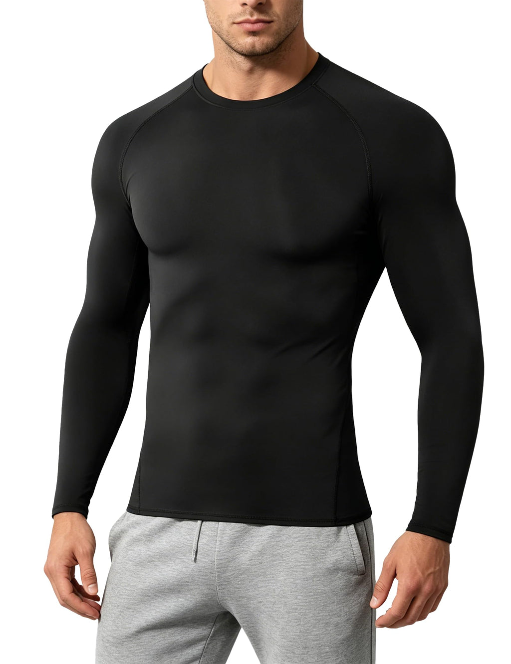 Dalavch Men’s Long-Sleeve Compression Training Shirts