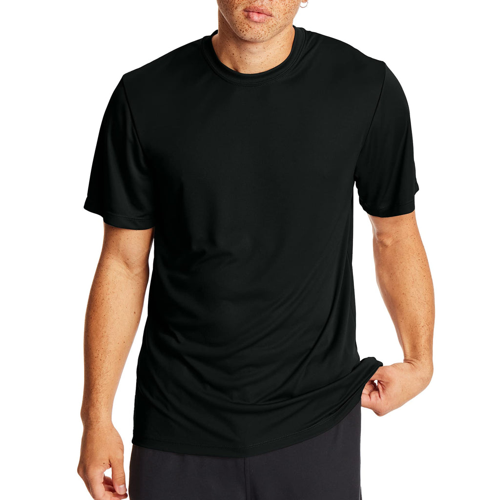 Hanes Men's Cool Dri Performance T-Shirt, Moisture-Wicking Short Sleeve Tee, 40+ UPF Protection, 2 Or 5 Pack